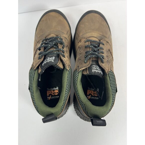 Timberland PRO Reaxion Composite Safety Toe brown sneaker NEW Men's 7M Women’s 9 - Picture 4 of 6